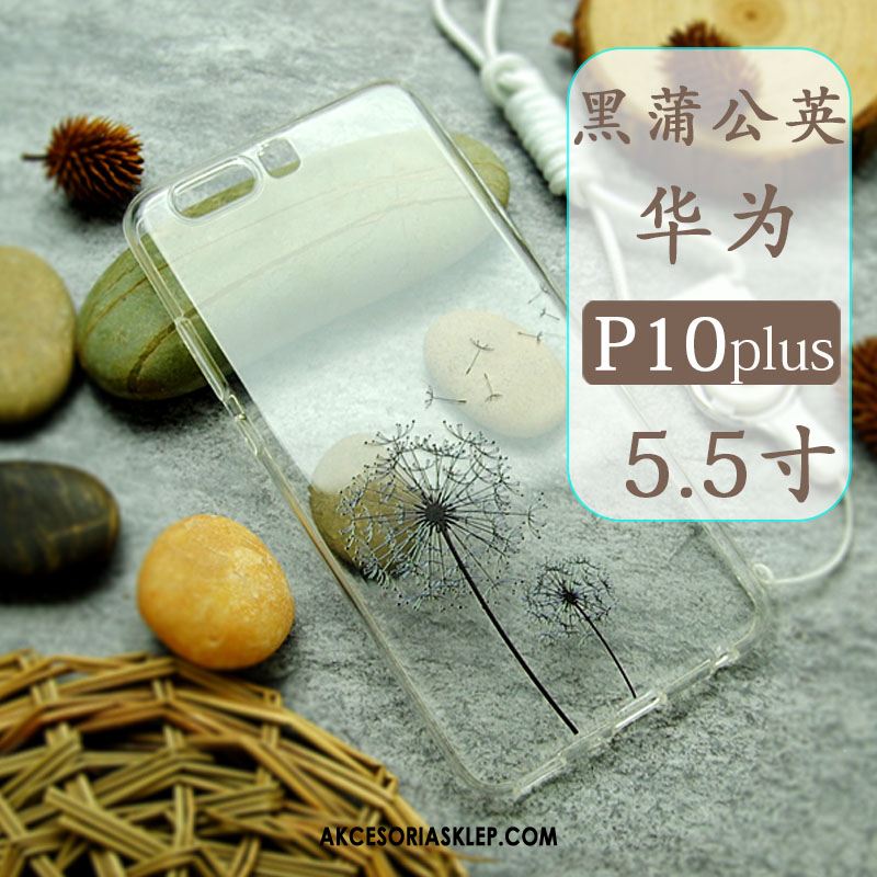 Futerał Huawei P10 Plus Miękki Telefon Komórkowy Chiński Styl Zielony Świeży Obudowa Sprzedam