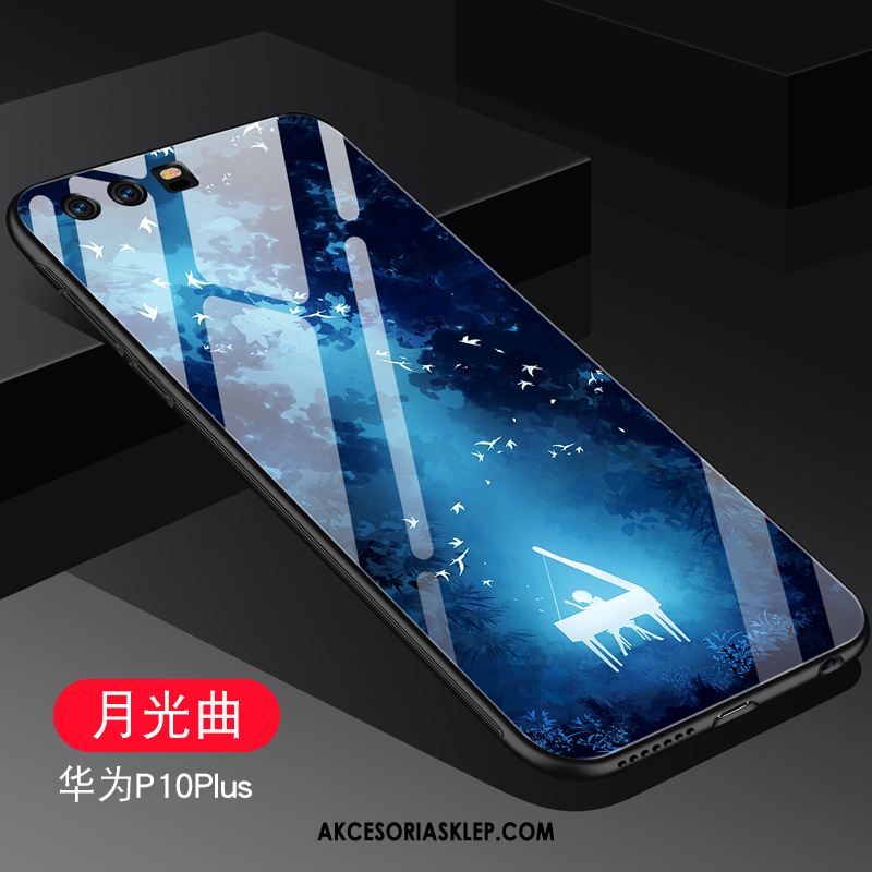 Futerał Huawei P10 Plus Purpurowy Nubuku Szkło All Inclusive Ochraniacz Etui Tanie
