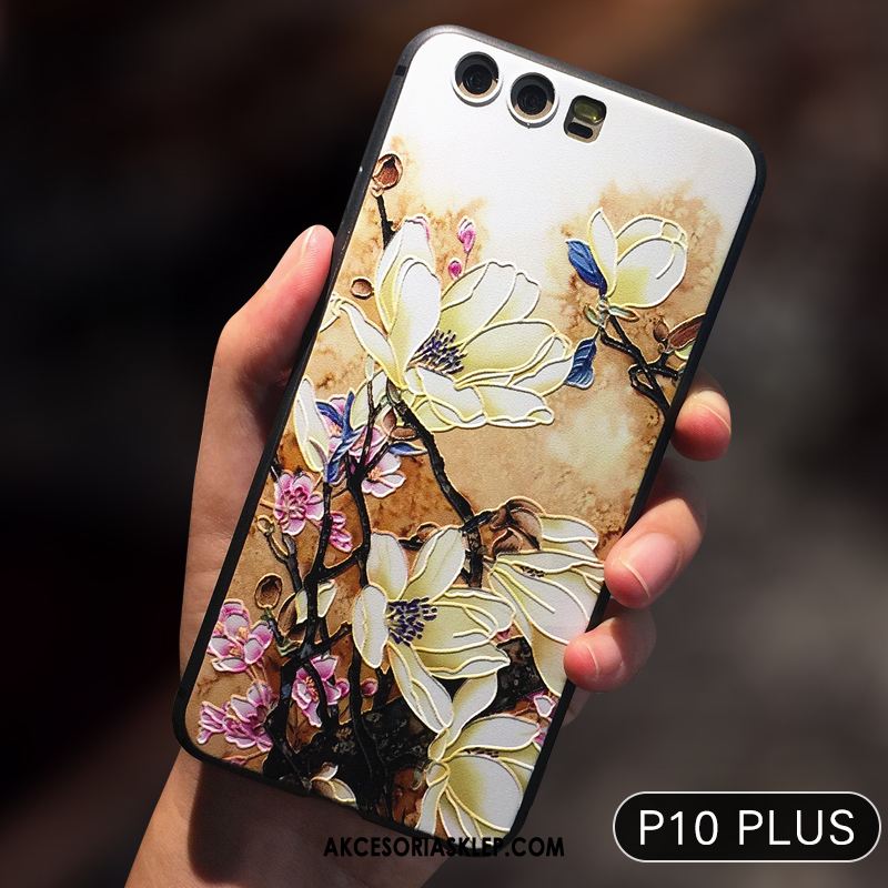 Futerał Huawei P10 Plus Relief Telefon Komórkowy Żółty Ochraniacz Cienkie Etui Kupię