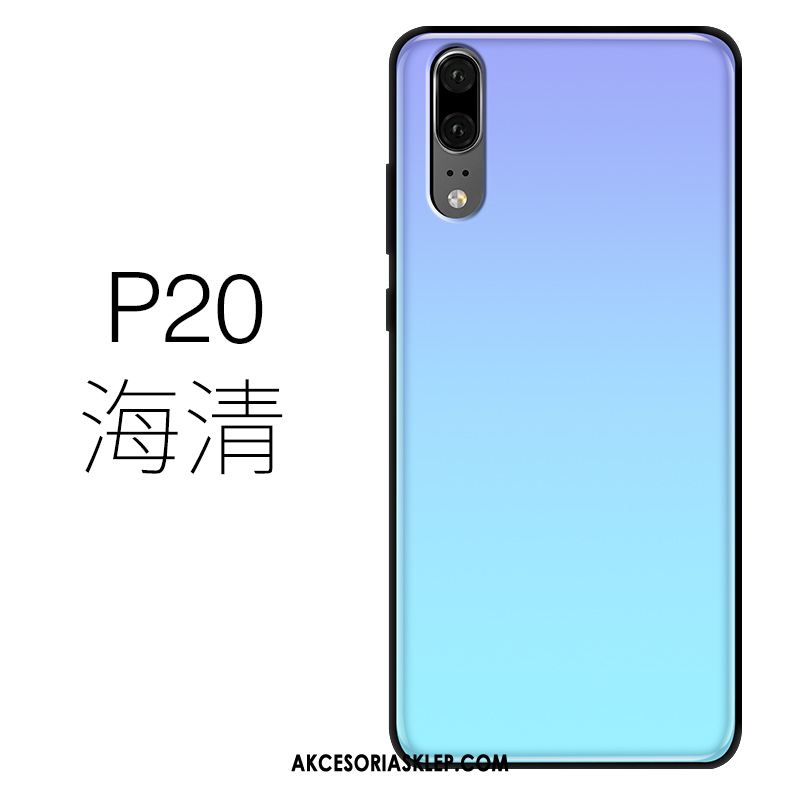 Futerał Huawei P20 Jasny Zielony Silikonowe Telefon Komórkowy Szkło Pokrowce Tanie