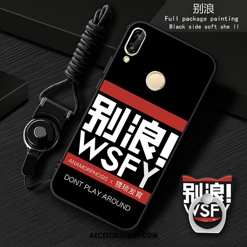 Futerał Huawei P20 Lite Anti-fall Silikonowe Biały Młodzież Tendencja Pokrowce Tanie