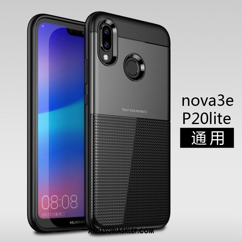 Futerał Huawei P20 Lite Miękki Osobowość Kreatywne Ochraniacz Czarny Etui Tanie