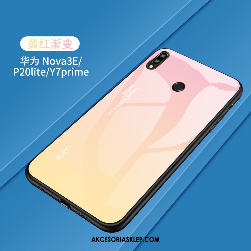 Futerał Huawei P20 Lite Ochraniacz Telefon Komórkowy Szkło Hartowane Anti-fall Żółty Obudowa Sprzedam