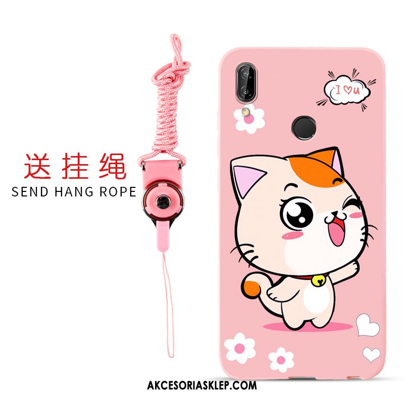 Futerał Huawei P20 Lite Różowe Młodzież Anti-fall Telefon Komórkowy Piękny Etui Tanie