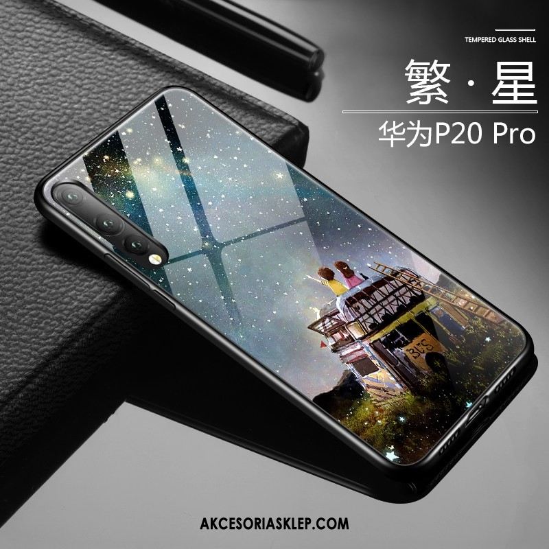 Futerał Huawei P20 Pro All Inclusive Telefon Komórkowy Anti-fall Szkło Czerwony Netto Pokrowce Dyskont