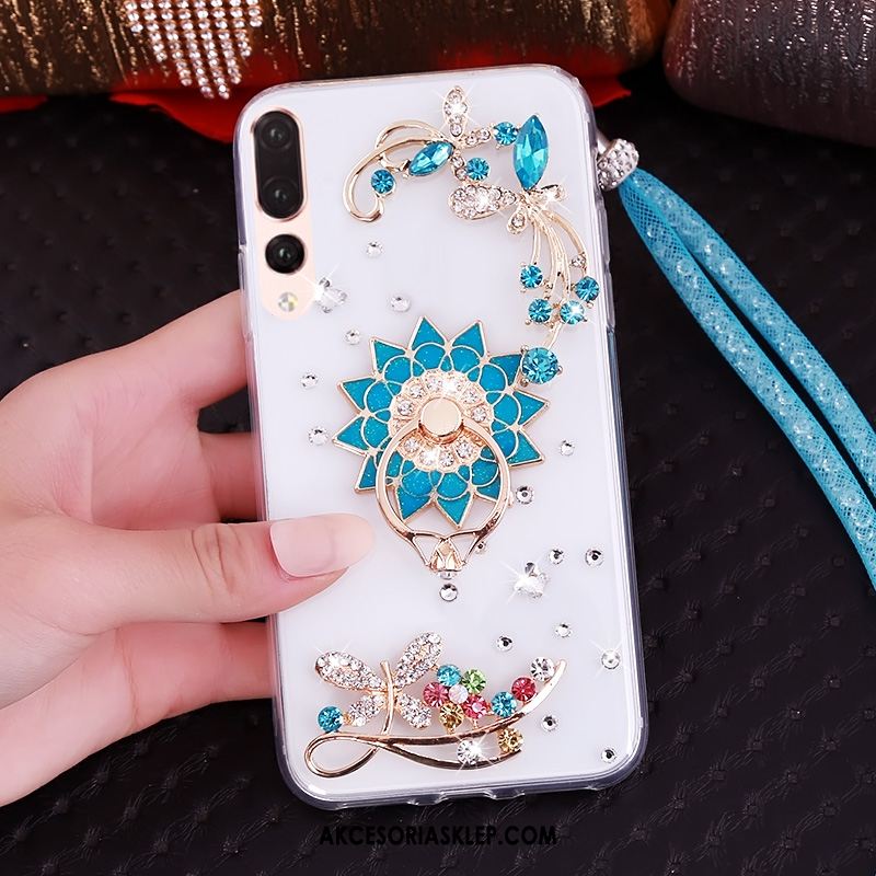 Futerał Huawei P20 Pro Anti-fall Przezroczysty Telefon Komórkowy Miękki Rhinestone Pokrowce Online