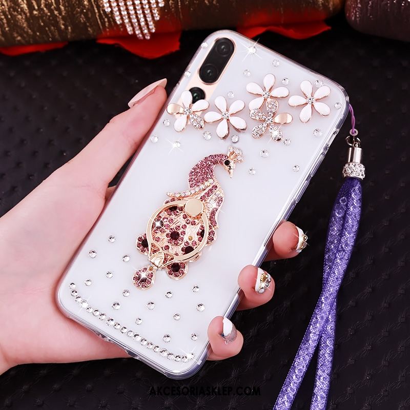 Futerał Huawei P20 Pro Anti-fall Przezroczysty Telefon Komórkowy Miękki Rhinestone Pokrowce Online