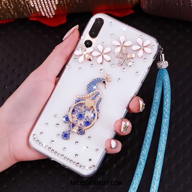 Futerał Huawei P20 Pro Anti-fall Przezroczysty Telefon Komórkowy Miękki Rhinestone Pokrowce Online