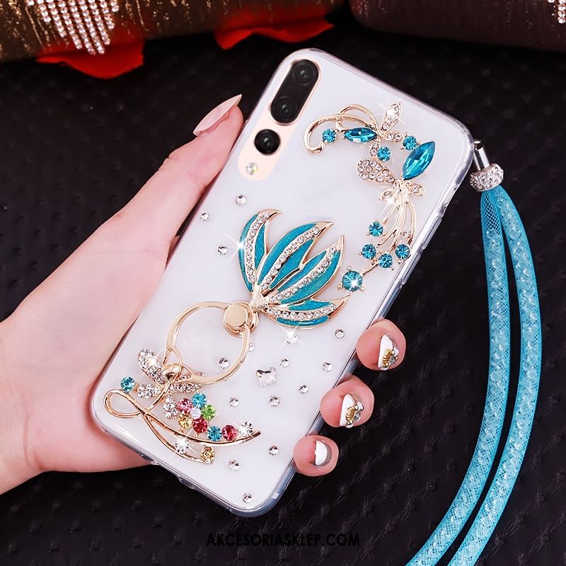 Futerał Huawei P20 Pro Anti-fall Przezroczysty Telefon Komórkowy Miękki Rhinestone Pokrowce Online