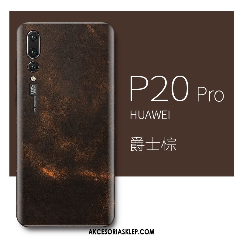 Futerał Huawei P20 Pro Osobowość All Inclusive Telefon Komórkowy Jasny Prawdziwa Skóra Pokrowce Kup