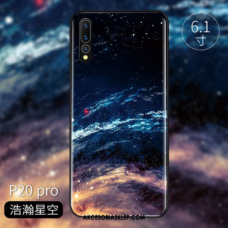 Futerał Huawei P20 Pro Telefon Komórkowy Silikonowe Czerwony Netto Szkło Purpurowy Pokrowce Tanie