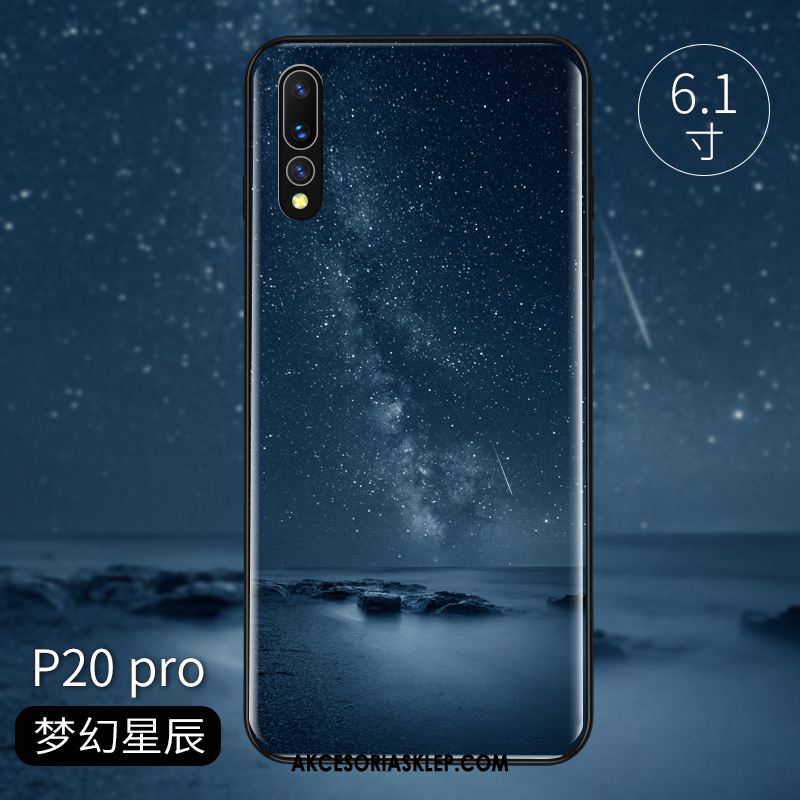 Futerał Huawei P20 Pro Telefon Komórkowy Silikonowe Czerwony Netto Szkło Purpurowy Pokrowce Tanie