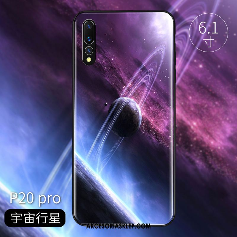 Futerał Huawei P20 Pro Telefon Komórkowy Silikonowe Czerwony Netto Szkło Purpurowy Pokrowce Tanie