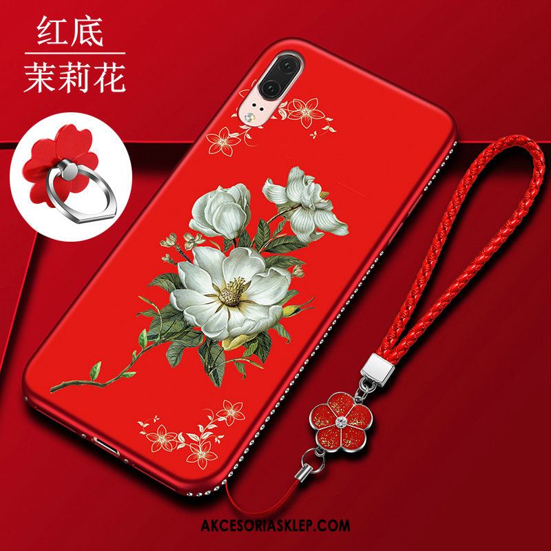 Futerał Huawei P20 Silikonowe Osobowość Czerwony Moda Cienkie Obudowa Sprzedam