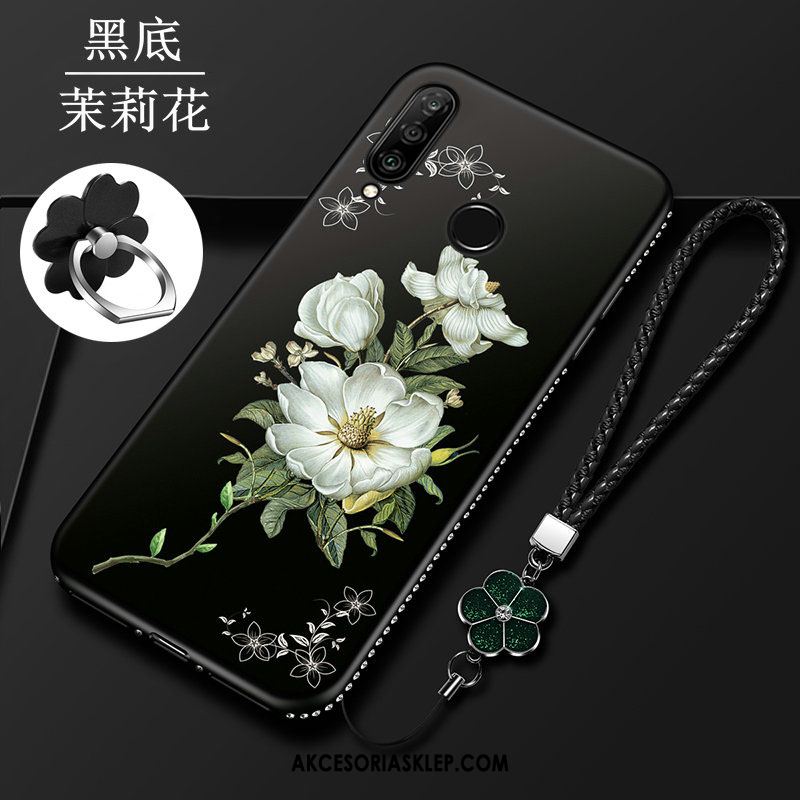 Futerał Huawei P30 Lite Czarny Telefon Komórkowy Tendencja Miękki Ochraniacz Etui Tanie