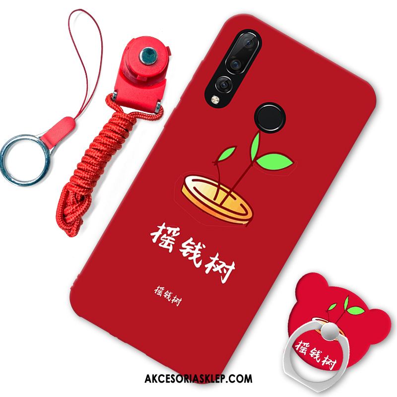 Futerał Huawei P30 Lite Ochraniacz Zakochani Czarny Silikonowe Czerwony Netto Etui Sklep