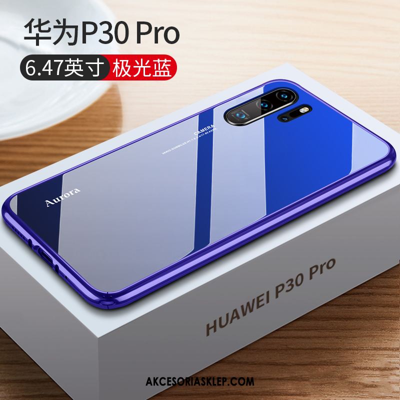 Futerał Huawei P30 Pro All Inclusive Luksusowy Nowy Czerwony Metal Pokrowce Oferta