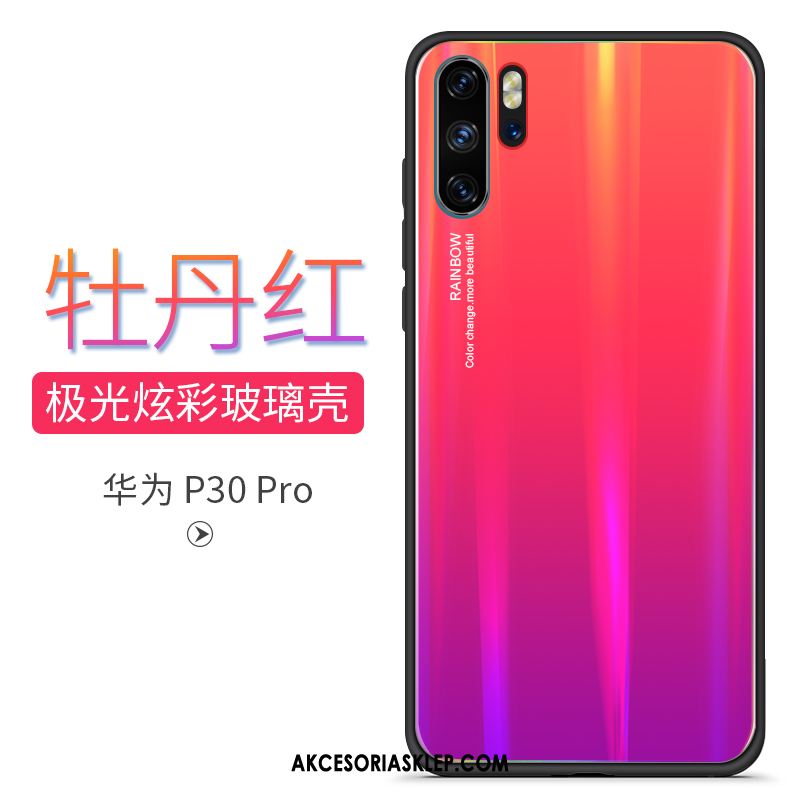 Futerał Huawei P30 Pro Anti-fall Kreatywne Lustro Wysoki Koniec Czerwony Netto Obudowa Tanie