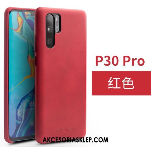 Futerał Huawei P30 Pro Jasny Mały Prawdziwa Skóra Skóra Bydlęca Ochraniacz Pokrowce Kup