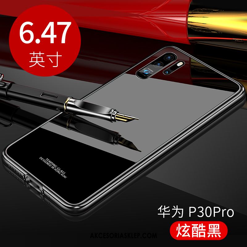 Futerał Huawei P30 Pro Luksusowy Cienkie Czerwony Granica Ochraniacz Pokrowce Tanie