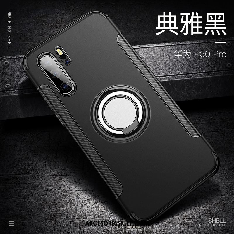 Futerał Huawei P30 Pro Nubuku Kreatywne Ring Anti-fall Biznes Obudowa Sklep