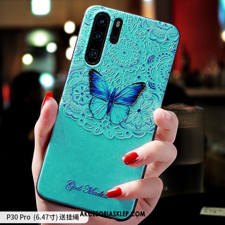 Futerał Huawei P30 Pro Silikonowe All Inclusive Moda Zielony Chiński Styl Pokrowce Kupię