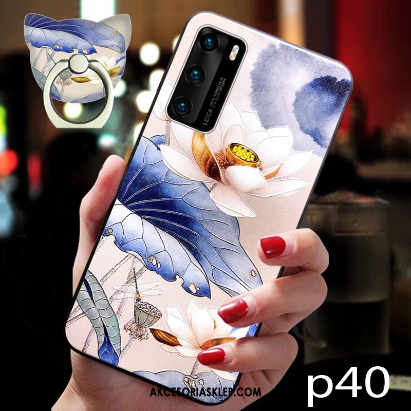 Futerał Huawei P40 All Inclusive Miękki Vintage Ochraniacz Różowe Obudowa Kupię