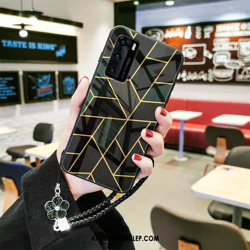 Futerał Huawei P40 Anti-fall Szkło Proste Duży Geometria Etui Online