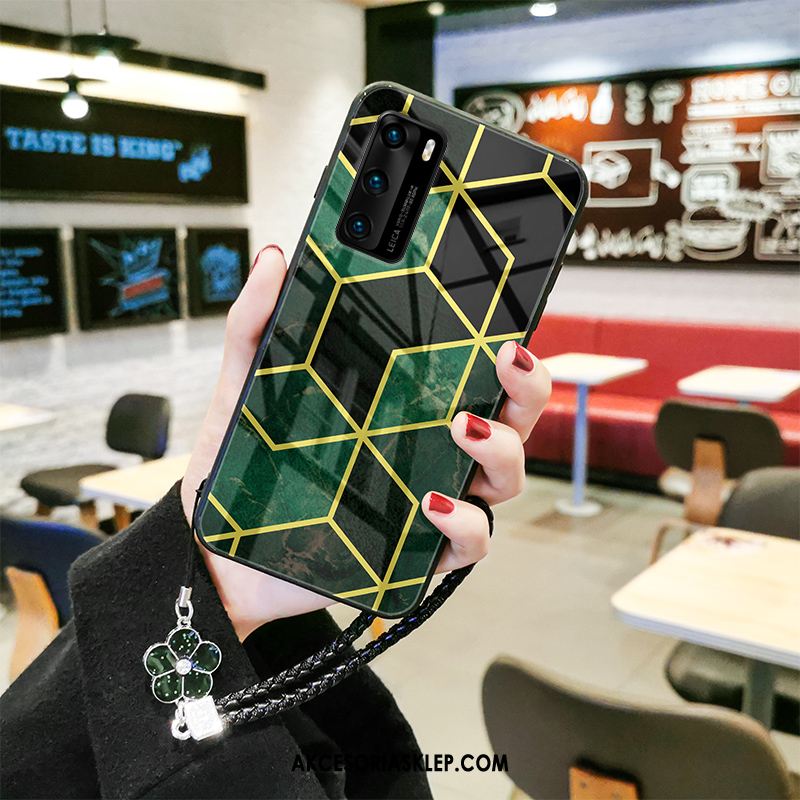 Futerał Huawei P40 Anti-fall Szkło Proste Duży Geometria Etui Online