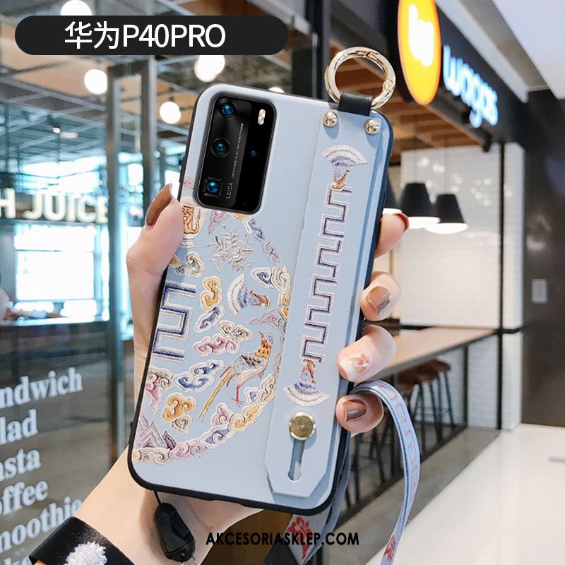 Futerał Huawei P40 Pro Wzór Purpurowy Vintage Tendencja Silikonowe Etui Dyskont