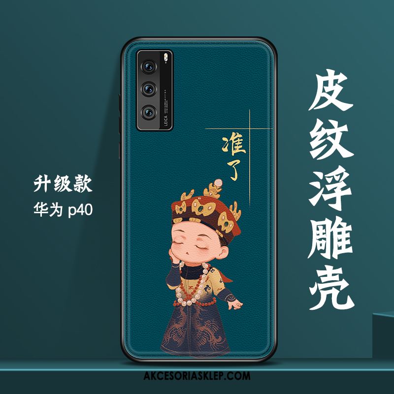 Futerał Huawei P40 Telefon Komórkowy Kreatywne Wysoki Koniec Czerwony Skóra Pokrowce Sklep