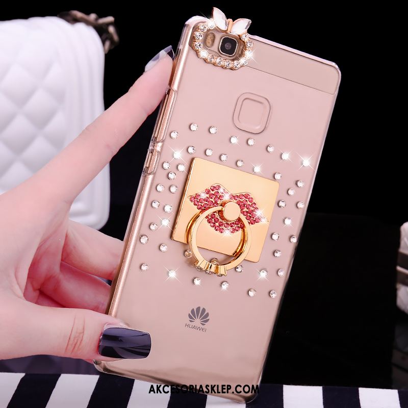 Futerał Huawei P9 Lite Telefon Komórkowy Ring Rhinestone Młodzież Przezroczysty Pokrowce Online