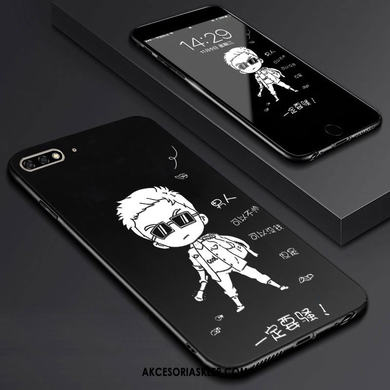 Futerał Huawei Y6 2018 Wspornik Czarny Szkło Hartowane Telefon Komórkowy Filmy Pokrowce Tanie
