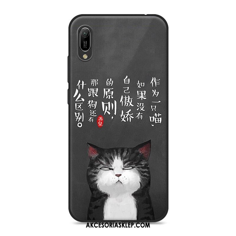 Futerał Huawei Y6 2019 Silikonowe Telefon Komórkowy Czarny Miękki Zakochani Pokrowce Oferta