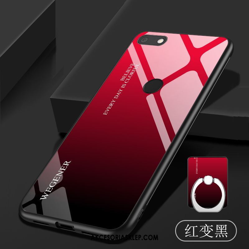 Futerał Huawei Y6 Pro 2017 Niebieski Telefon Komórkowy Gradient Szkło Hartowane Filmy Obudowa Tanie