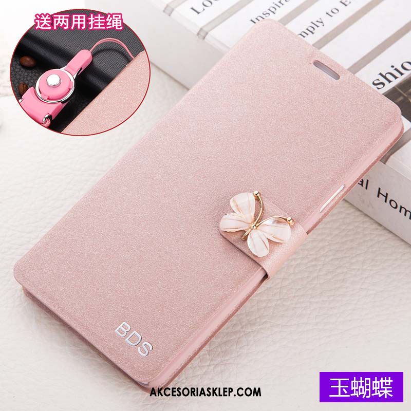 Futerał Huawei Y6 Pro 2017 Skórzany Futerał Telefon Komórkowy Popularny Ochraniacz Różowe Etui Tanie