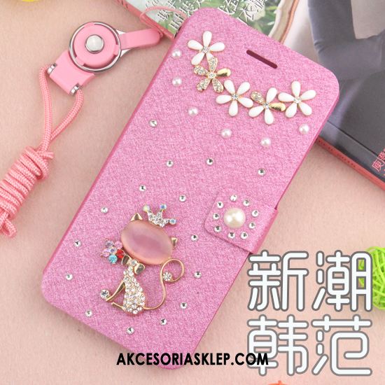 Futerał Huawei Y7 2018 Ochraniacz Anti-fall Czerwony Rhinestone Telefon Komórkowy Pokrowce Sklep