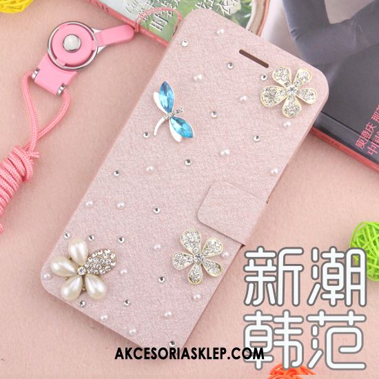 Futerał Huawei Y7 2018 Ochraniacz Anti-fall Czerwony Rhinestone Telefon Komórkowy Pokrowce Sklep