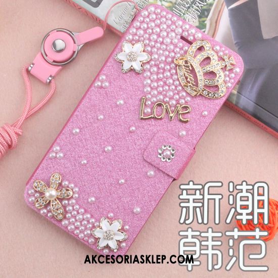 Futerał Huawei Y7 2018 Ochraniacz Anti-fall Czerwony Rhinestone Telefon Komórkowy Pokrowce Sklep