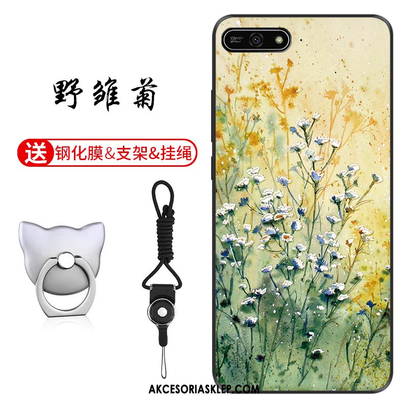 Futerał Huawei Y7 2018 Ochraniacz Telefon Komórkowy Dostosowane Wzór Zielony Etui Dyskont