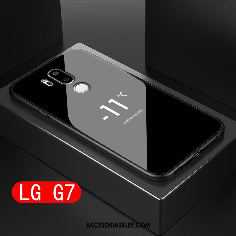 Futerał Lg G7 Thinq Szkło Trudno Osobowość Czarny Ochraniacz Etui Na Sprzedaż