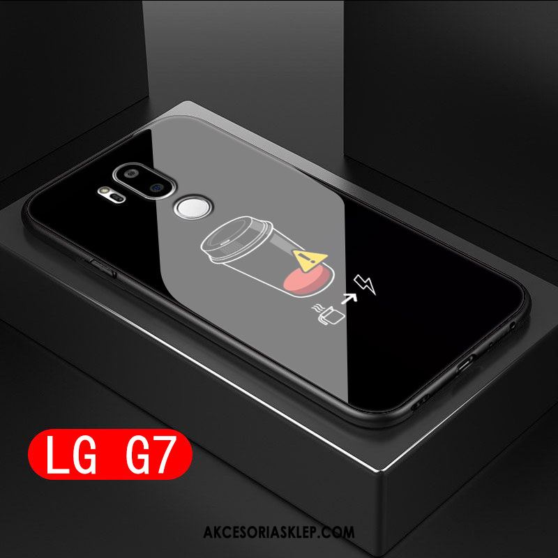 Futerał Lg G7 Thinq Szkło Trudno Osobowość Czarny Ochraniacz Etui Na Sprzedaż