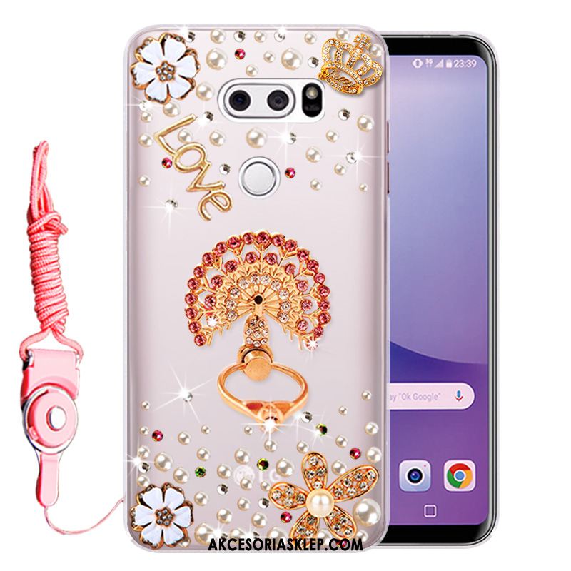 Futerał Lg V30 Anti-fall Ochraniacz Miękki Telefon Komórkowy Rhinestone Etui Sprzedam