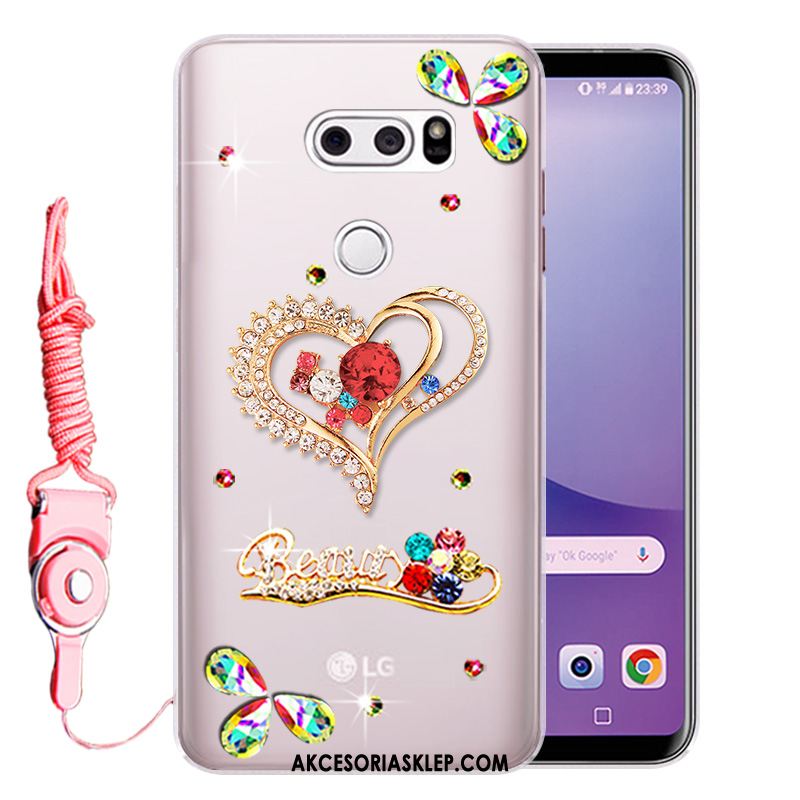 Futerał Lg V30 Anti-fall Ochraniacz Miękki Telefon Komórkowy Rhinestone Etui Sprzedam