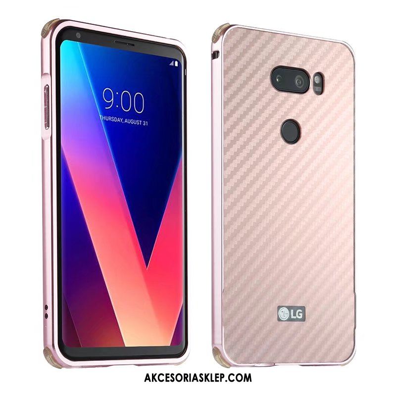 Futerał Lg V30 Granica Nubuku Anti-fall Metal Telefon Komórkowy Pokrowce Dyskont