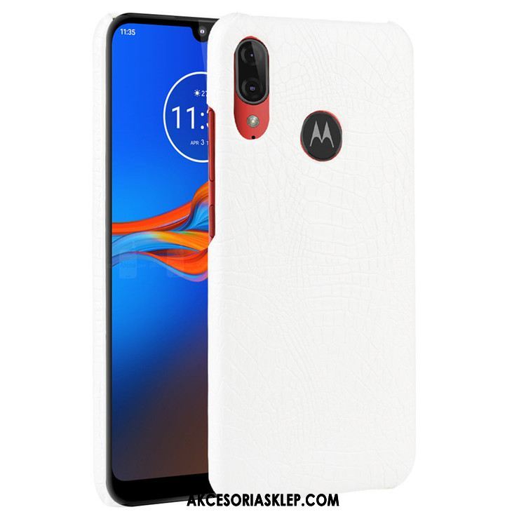 Futerał Moto E6 Plus Krokodyl Tendencja Skóra Wzór Telefon Komórkowy Etui Tanie