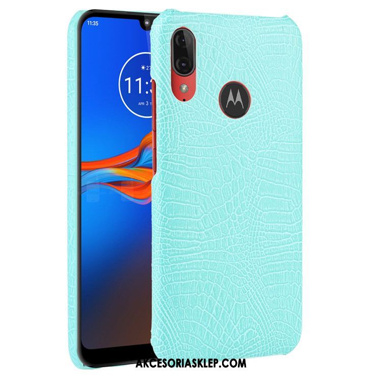 Futerał Moto E6 Plus Krokodyl Tendencja Skóra Wzór Telefon Komórkowy Etui Tanie