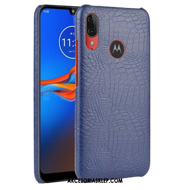 Futerał Moto E6 Plus Krokodyl Tendencja Skóra Wzór Telefon Komórkowy Etui Tanie