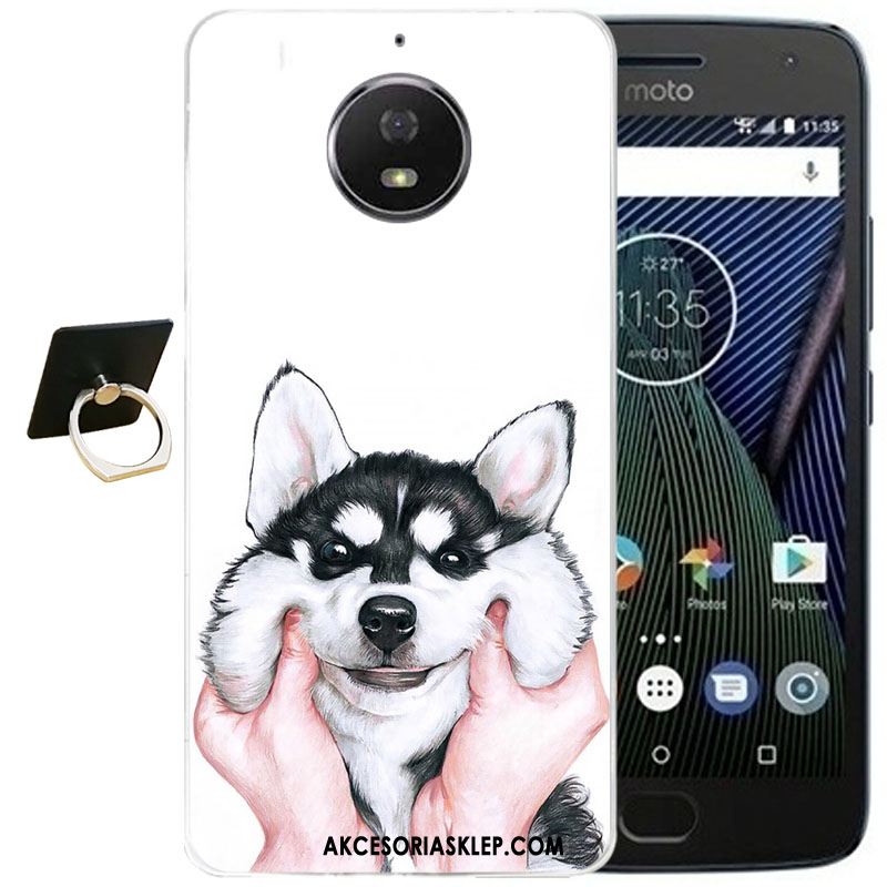 Futerał Moto G5s Plus Relief Anti-fall Przezroczysty Kreskówka Ochraniacz Etui Sklep