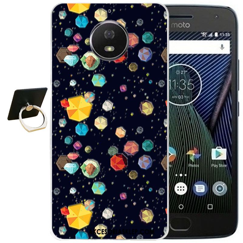 Futerał Moto G5s Plus Relief Anti-fall Przezroczysty Kreskówka Ochraniacz Etui Sklep